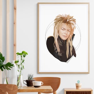 Jareth - Labyrinth - Goblin King - David Bowie - Art Print