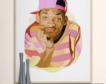 The Fresh Prince of Bel Air - Art Print - TV - Will Smith
