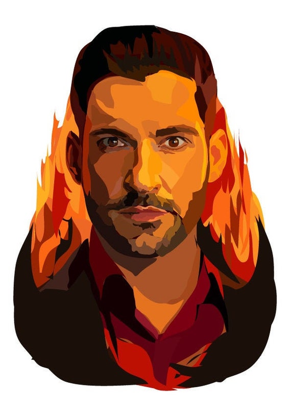 Lucifer Tv Series Cast A4 Photo Print