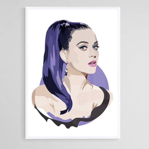 Katy Perry - Art Print - Portrait Print - Celebrity Print