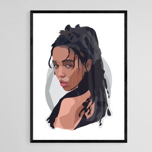 FKA Twigs - Impresión de arte - Impresión de retrato - Impresión de música