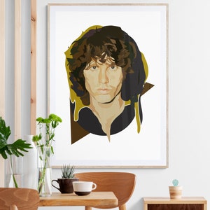 Jim Morrison - Kunstdruck - Musikdruck - The Doors