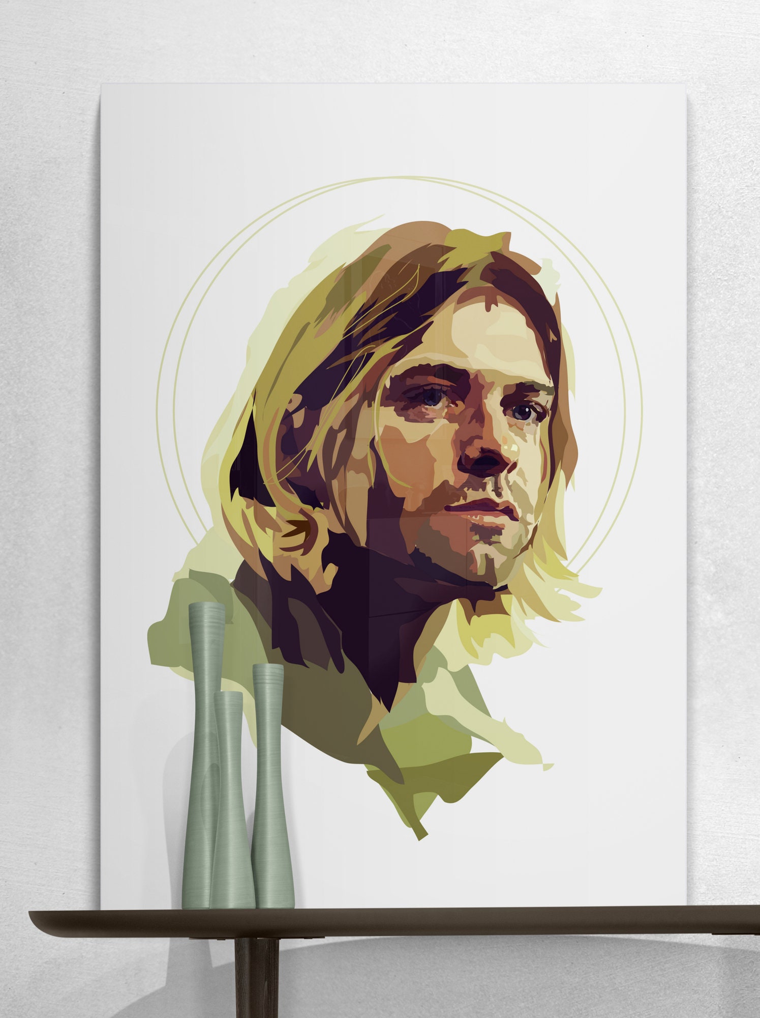 Kurt Cobain Art Print Music Poster Nirvana Wall Art - Etsy