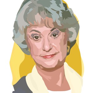 Bea Arthur - Art Print - Dorothy - Golden Girls
