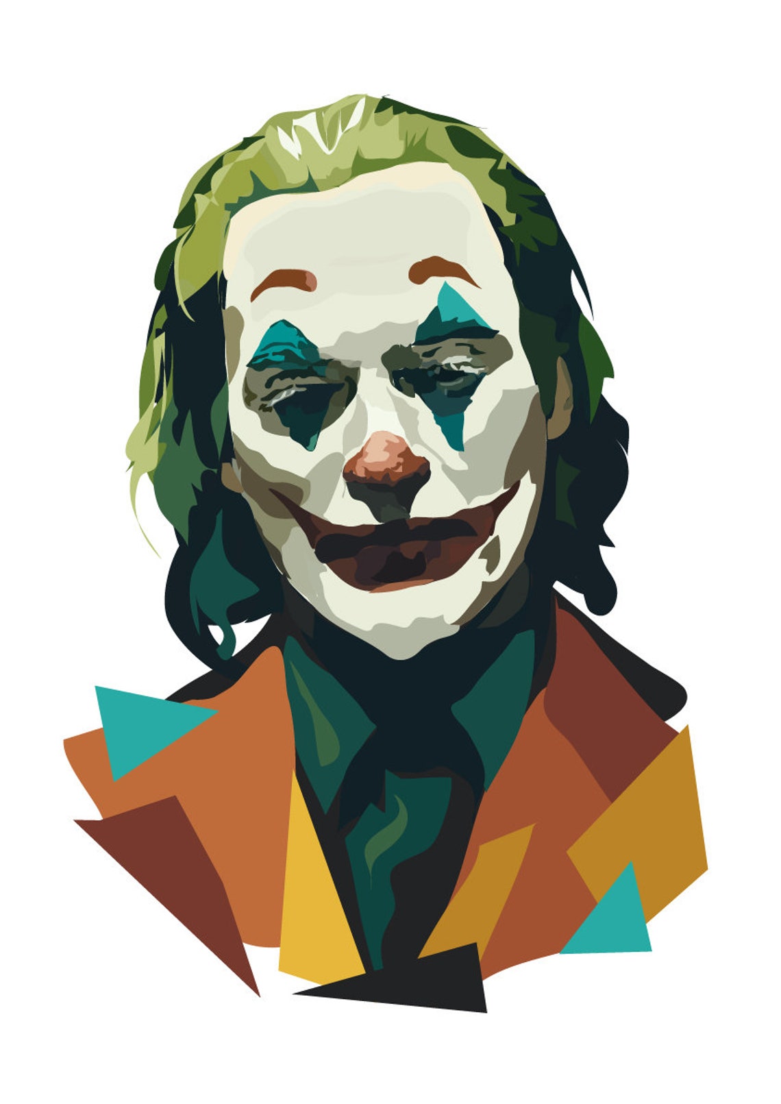 Joaquin Phoenix Joker Art Print Film Etsy