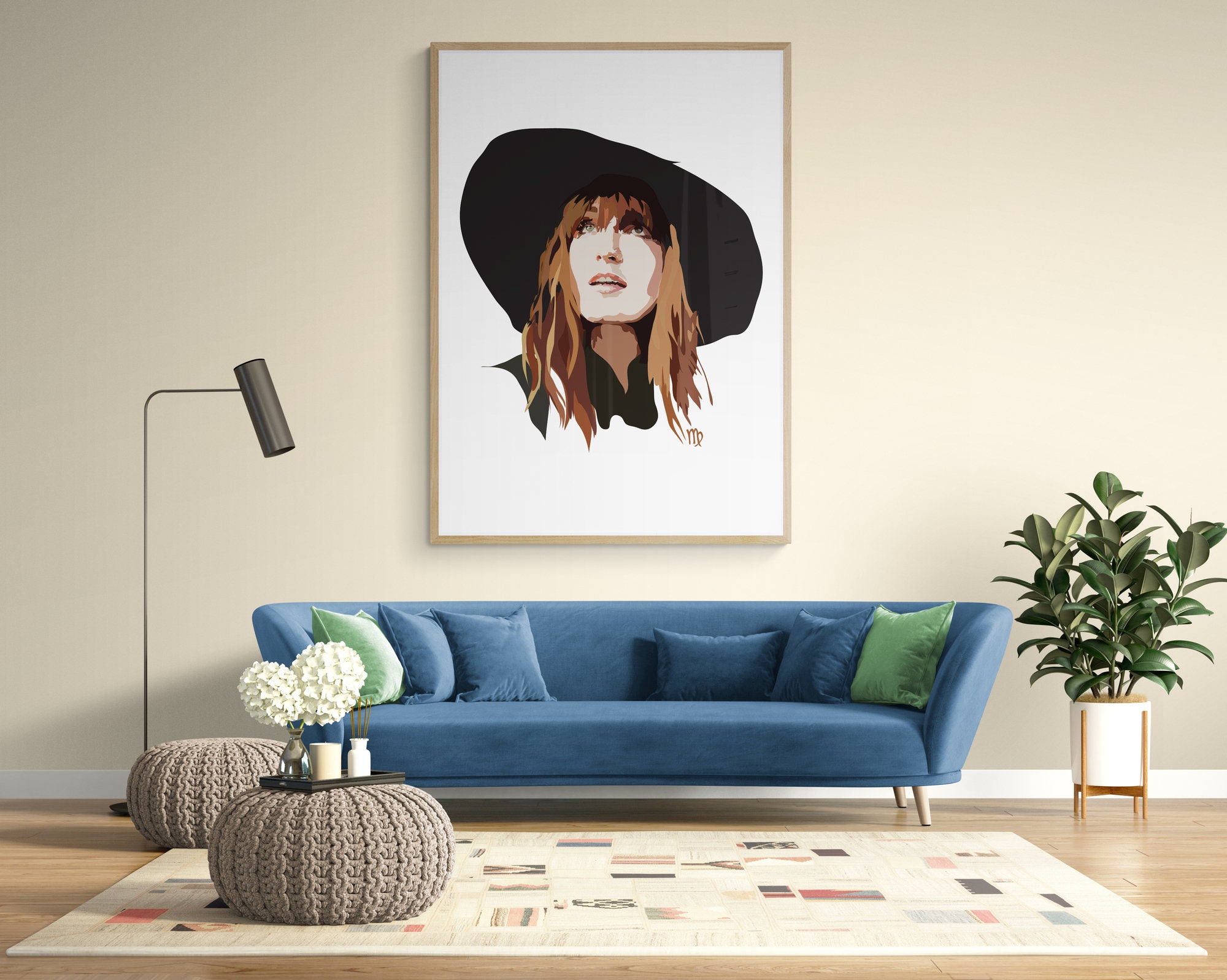 Florence Welch - Florence + the Machine - Art Print - Portrait Print ...