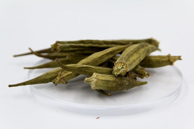 Dried Okra Treat 0.75oz Etsy