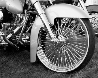Harley Davidson art photo print, motorcycle picture, bike photography gift, large paper canvas wall decor 5x7 8x10 11x14 12x12 16x20 20x30