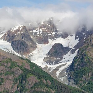 Alaska print, Kenai Peninsula photo, Seward wall art, Alaska decor, mountain photography, large paper or canvas picture, 5x7 to 40x60&quot;