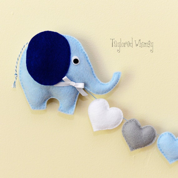 Items similar to Elephant Wall Hanging Elephant Baby Room (ships in