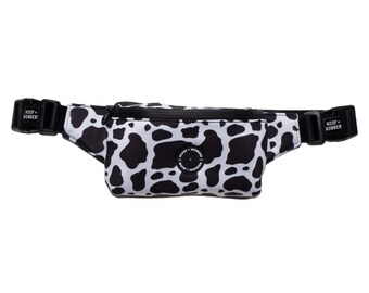 dog print fanny pack