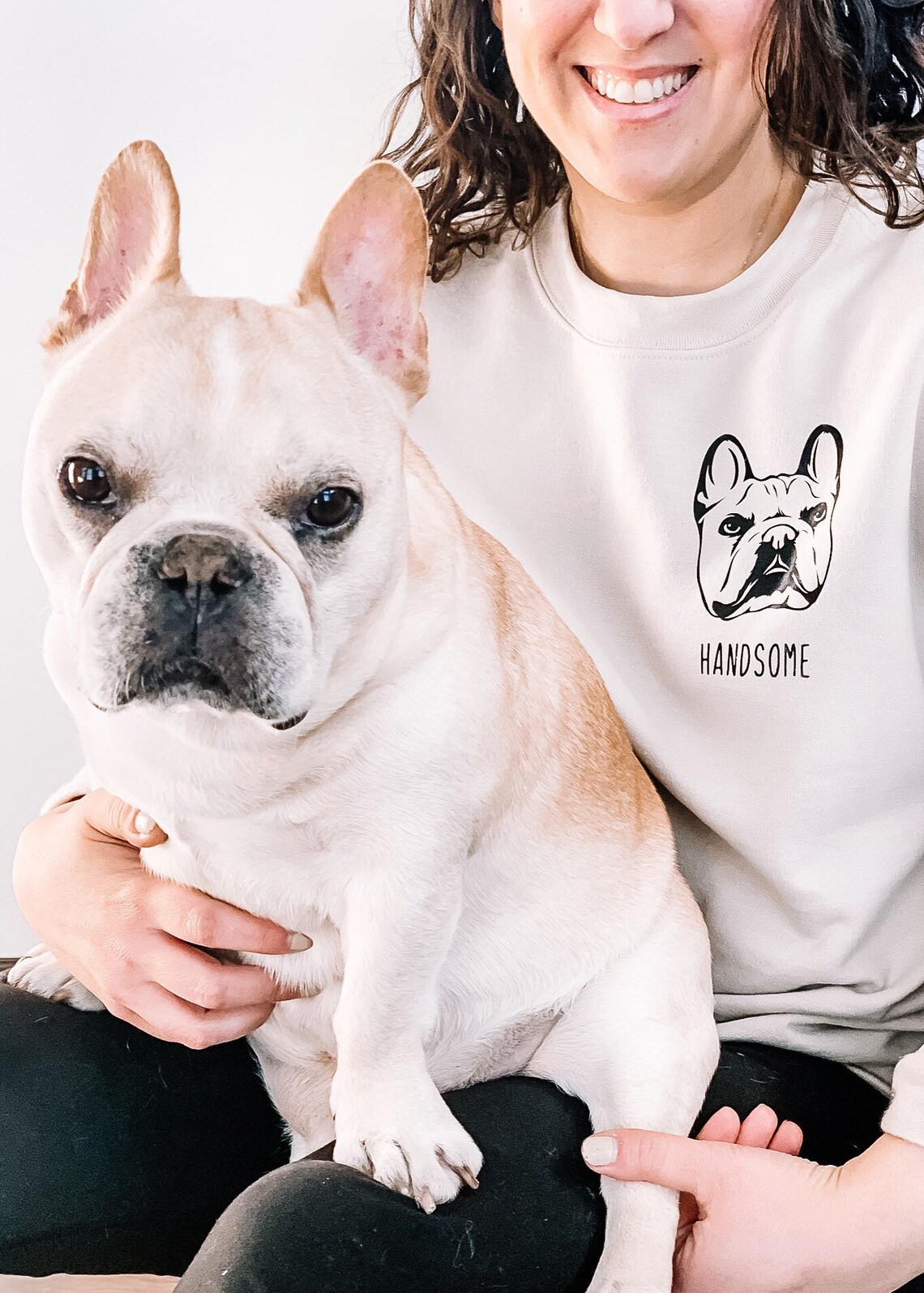 Custom Dog Sweatshirt Sweatshirt From Pet Photo Pet Portrait Etsy