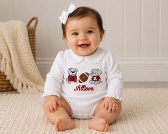 House Divided Football Bubble;Bulldog and Crimson Elephant, Game Day Apparel