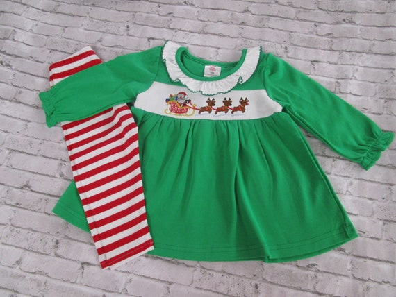 Girl Christmas Outfit-matching Sibling Christmas Outfits-girl Christmas  Shirt-christmas Leggings 