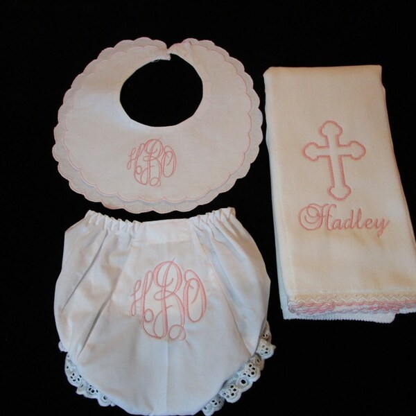 Christening Bib Etsy