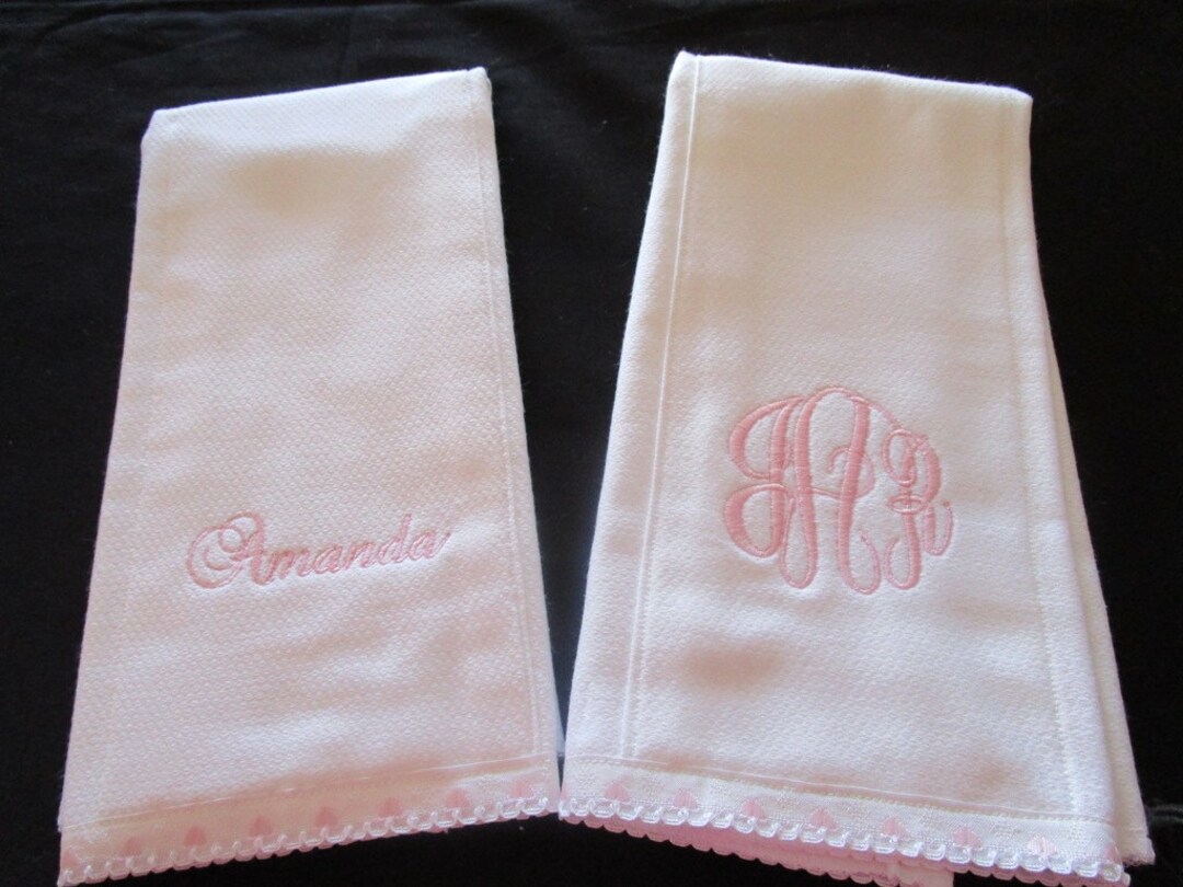 Carter's 4pc Girl Burp cloths - Pink Floral main image 1
