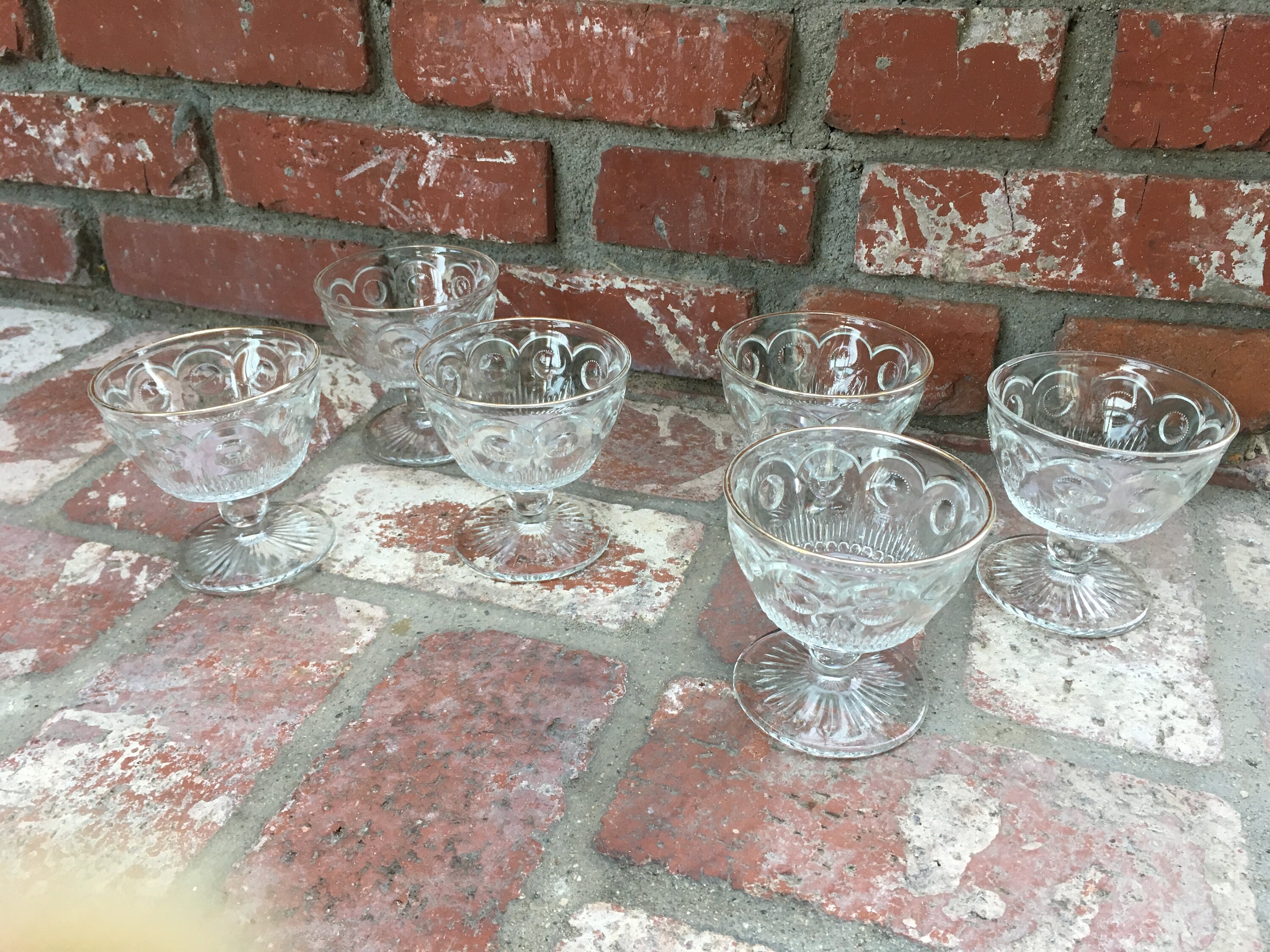 6 Vintage Bartlettcollins Manhattan Pattern Glasses/cocktail Etsy UK