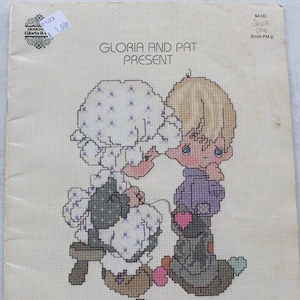 Counted Cross Stitch Pattern Book - Precious Moments - Sew in Love - Designs by Gloria and Pat - 1981