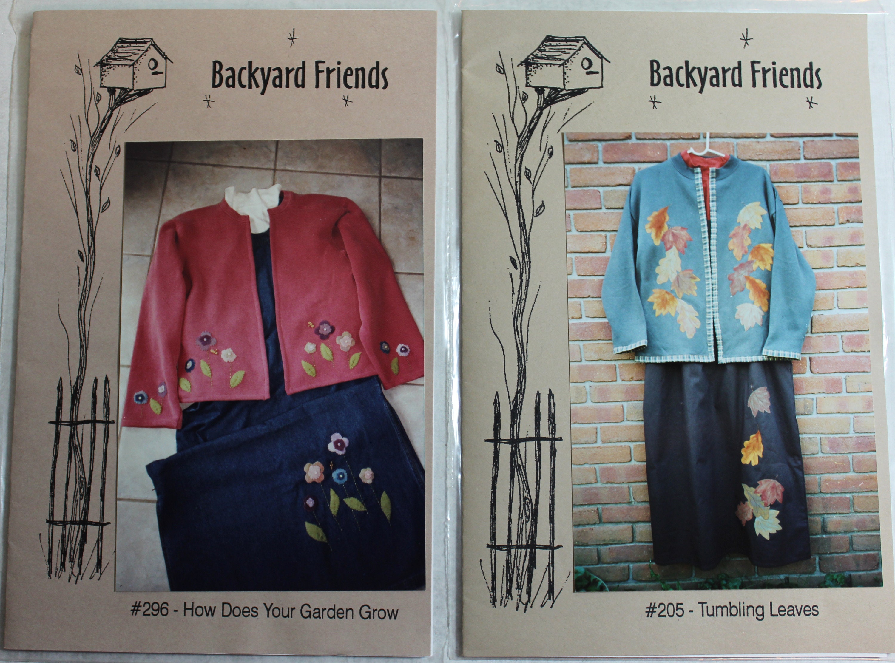 Oldfriends Pattern Sewing Pattern - Backyard Friends Patterns (2) - 205 - Tumbling Leaves ...