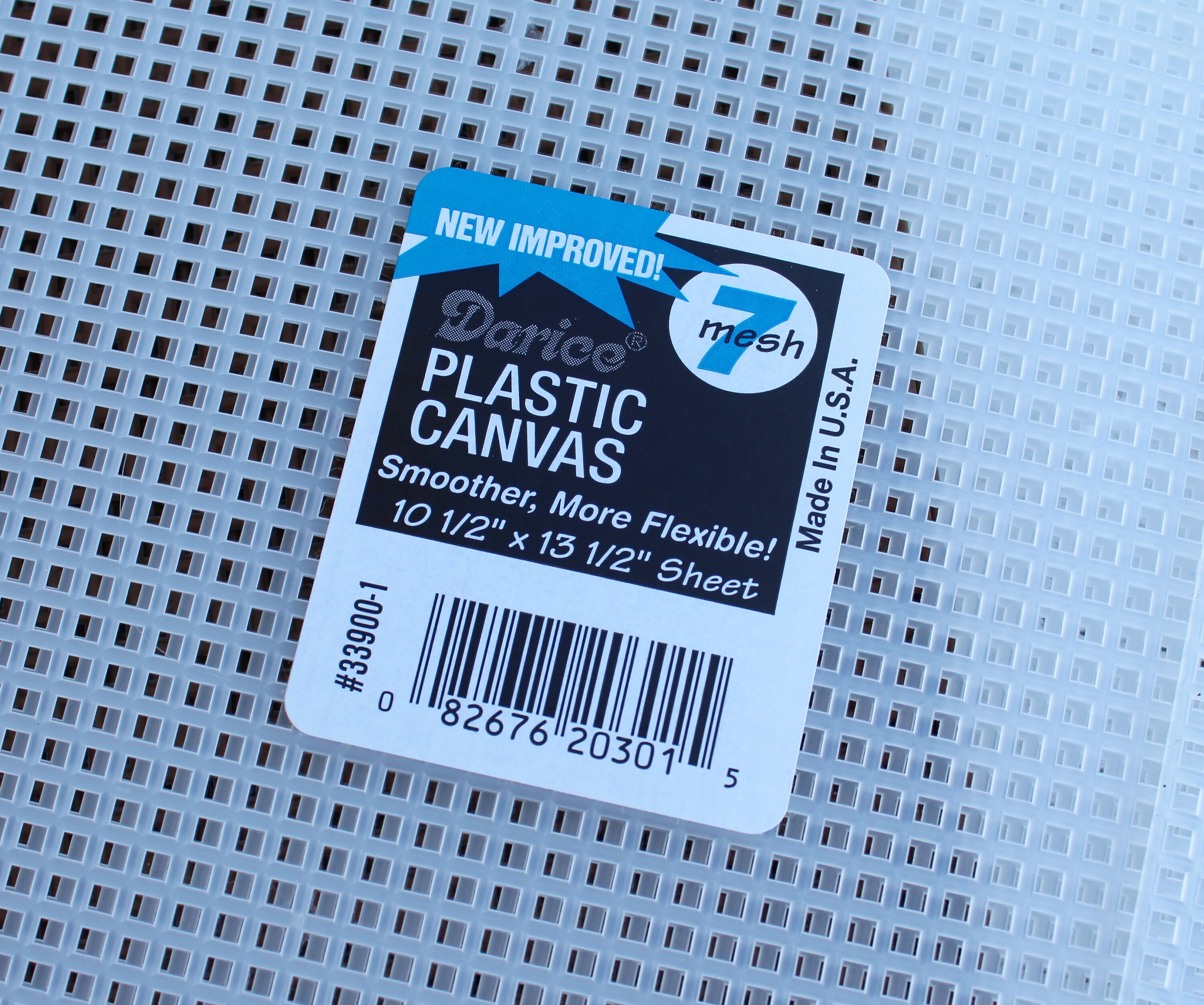 Plastic Canvas 13 1/2 X 10 1/2 Sheet Many Colors One Sheet (7 holes to  inch)