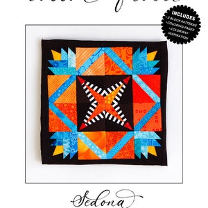 Sedona - Miniature Paper Piecing Quilt Pattern