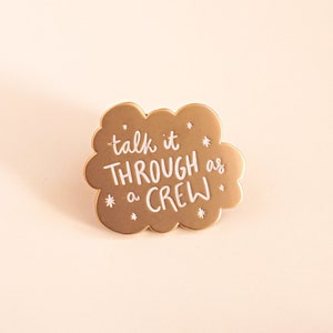 Talk it Through Pin