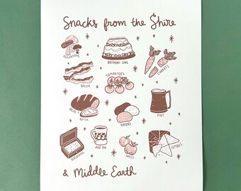 Hobbit Snacks Print