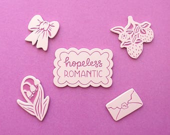 Hopeless Romantic Pin Set
