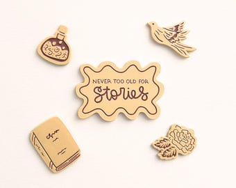 Stories Enamel Pin Set