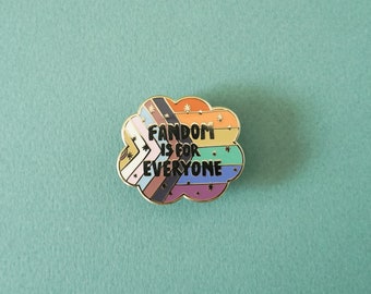 Inclusive Fandoms Enamel Pin