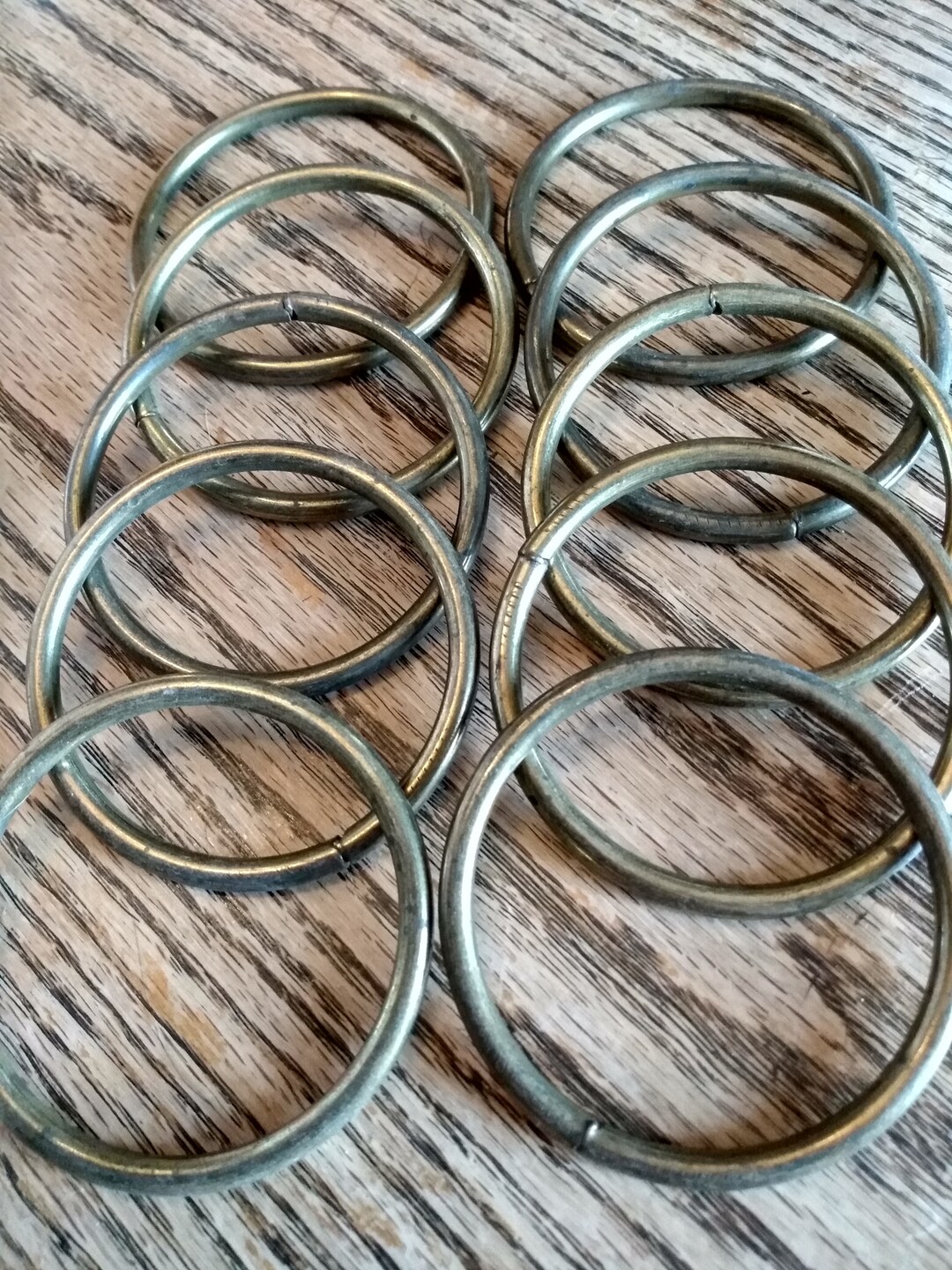 3 Heavy Duty Brass Craft Ring 1970s Macrame Belt Tote Etsy