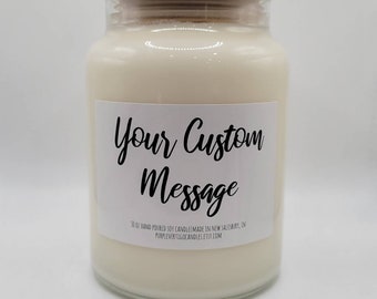 Design your own candle label, custom candle, personalized candle, personalized gift, personalized candle, candle gift, personalized