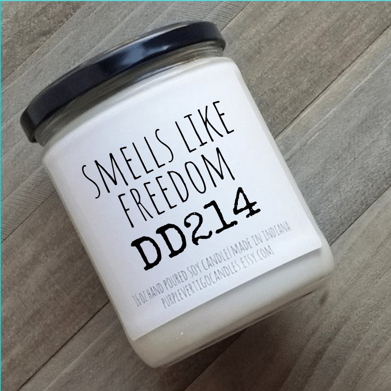 Military retirement gift, DD214, Funny Candle, military spouse, veteran, dd214 gift, dd214 candle, military wife, army, navy, sailor image 1