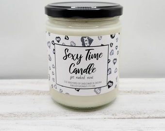 Sexy Time Candle, Valentine Candle, Dirty Valentine, Sex Candle, funny candles, funny valentine