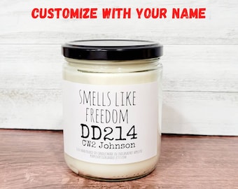 Military retirement gift, DD214, Funny Candle, military spouse, dd214 gift, air force gift,  military wife, army, navy, veteran gift, sailor
