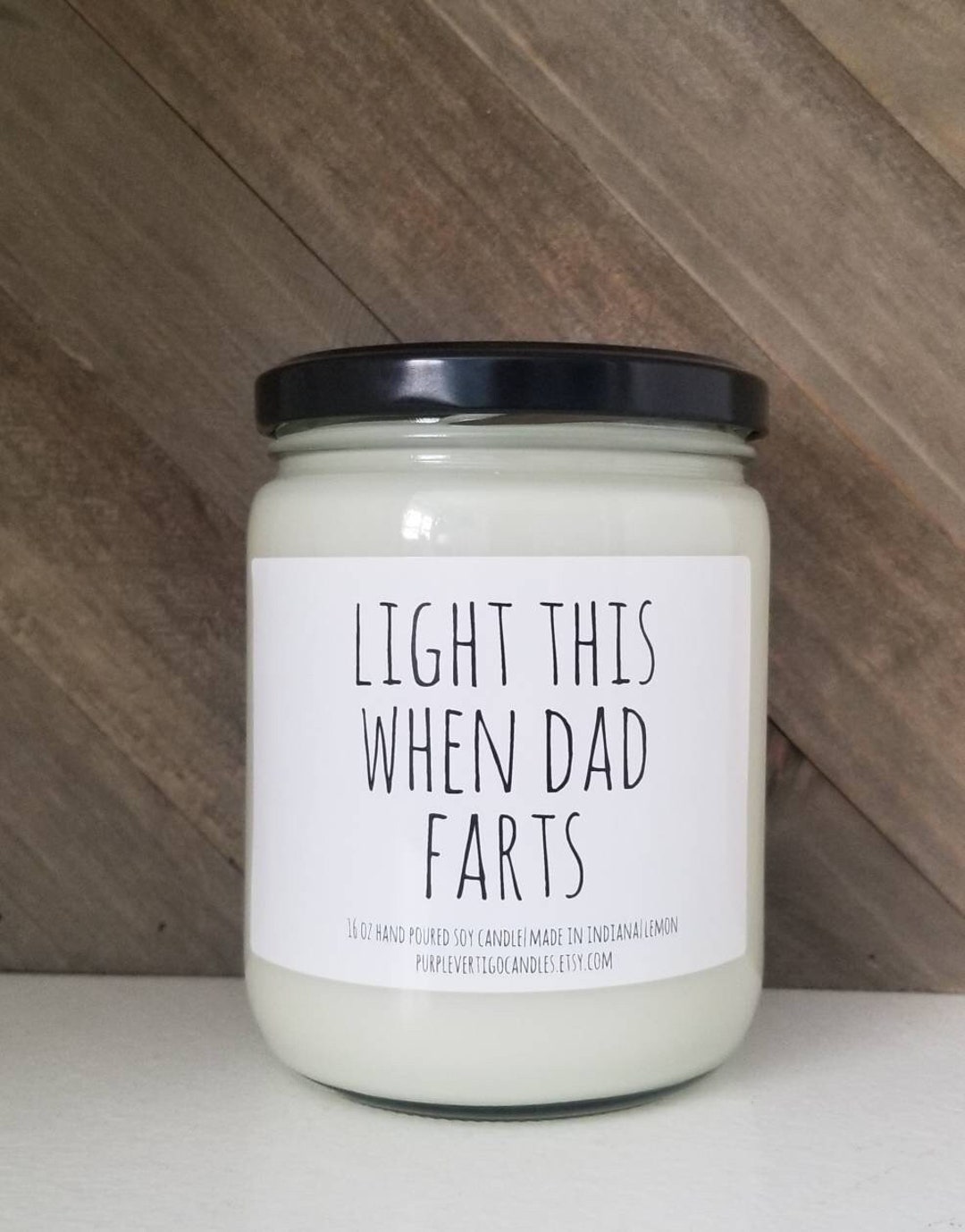 Light When Dad Farts Candle Funny Candle Bathroom Candle Etsy