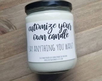 Design your own candle label, custom candle, personalized candle, personalized gift, personalized candle, candle gift, personalized