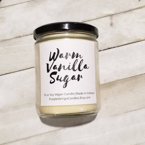 Warm Vanilla Sugar Candle Vanilla Christmas Gift Stocking Etsy