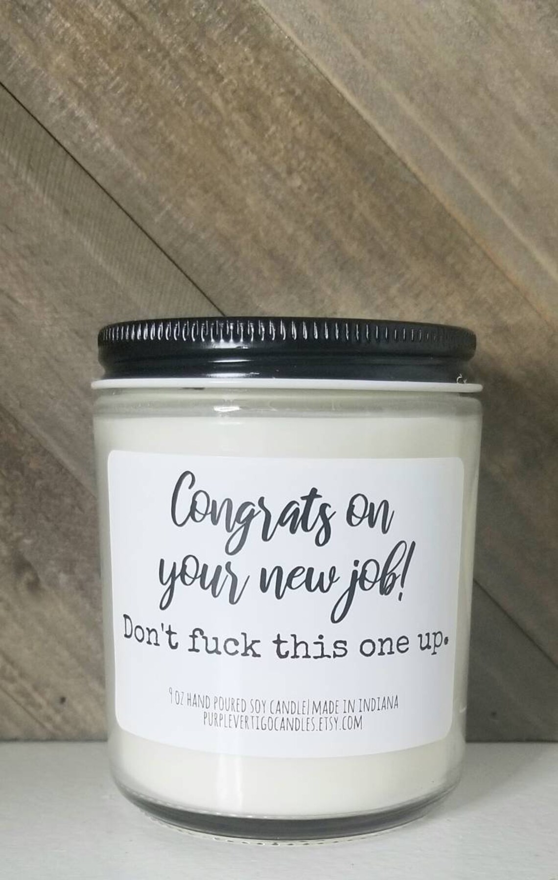 Promotion candle funny coworker new job new job candle Etsy