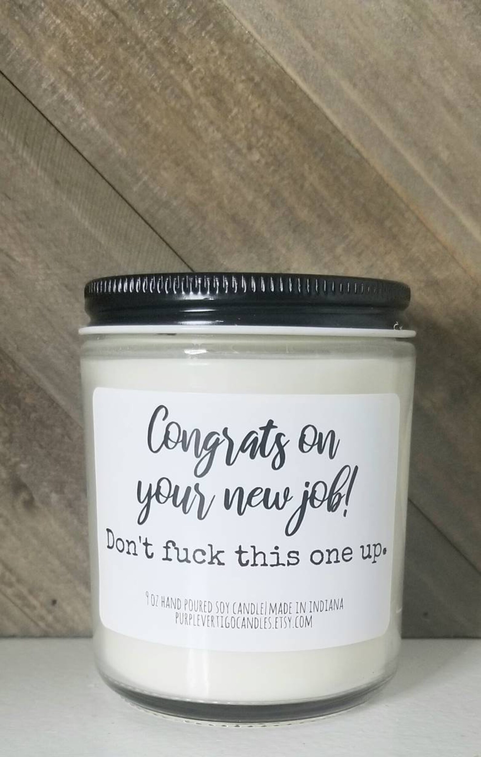 Promotion candle funny coworker new job new job candle Etsy