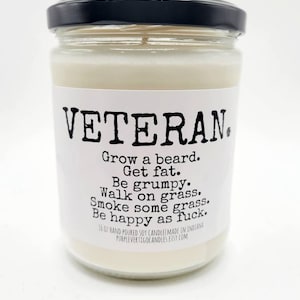Military retirement gift, DD214, Funny Candle, military spouse, dd214 gift, veteran gift,air force gift, army, navy,  sailor, veteran