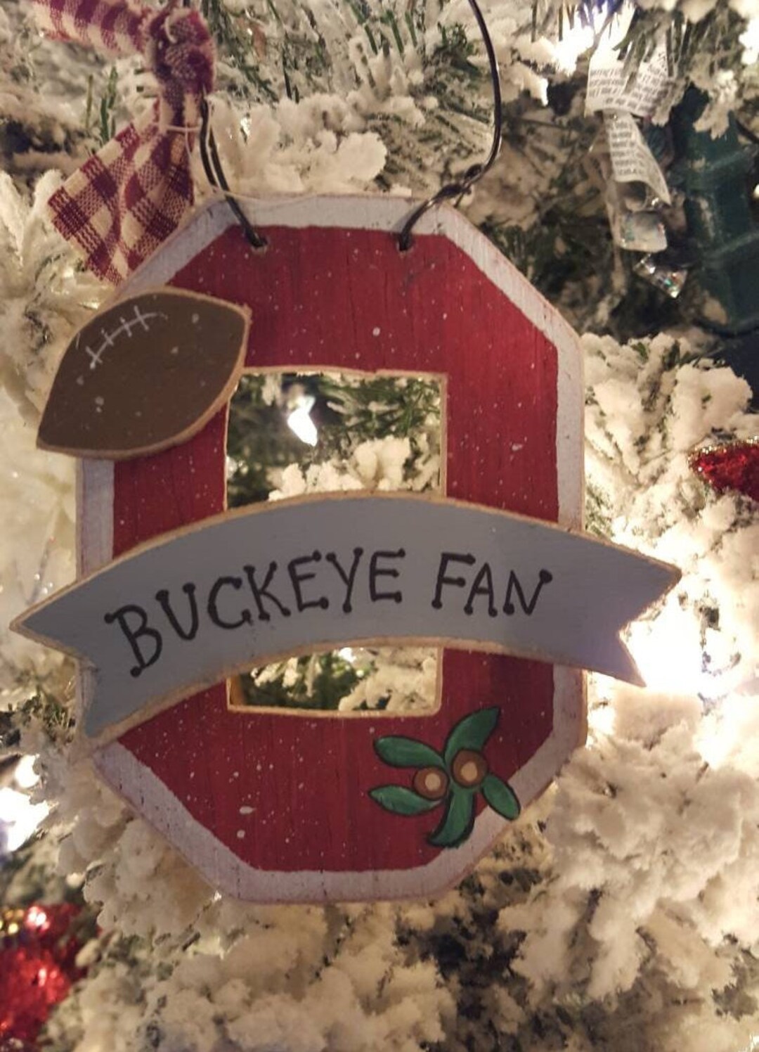 Buckeye Ornaments, Ohio Ornaments, Ohio State, Christmas Tree