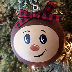 Large 5” Ohio Buckeye Christmas Ornament, Large 5" Ornament, Ohio Football,  Christmas Decor,  Ohio Sports,  Christmas ornament