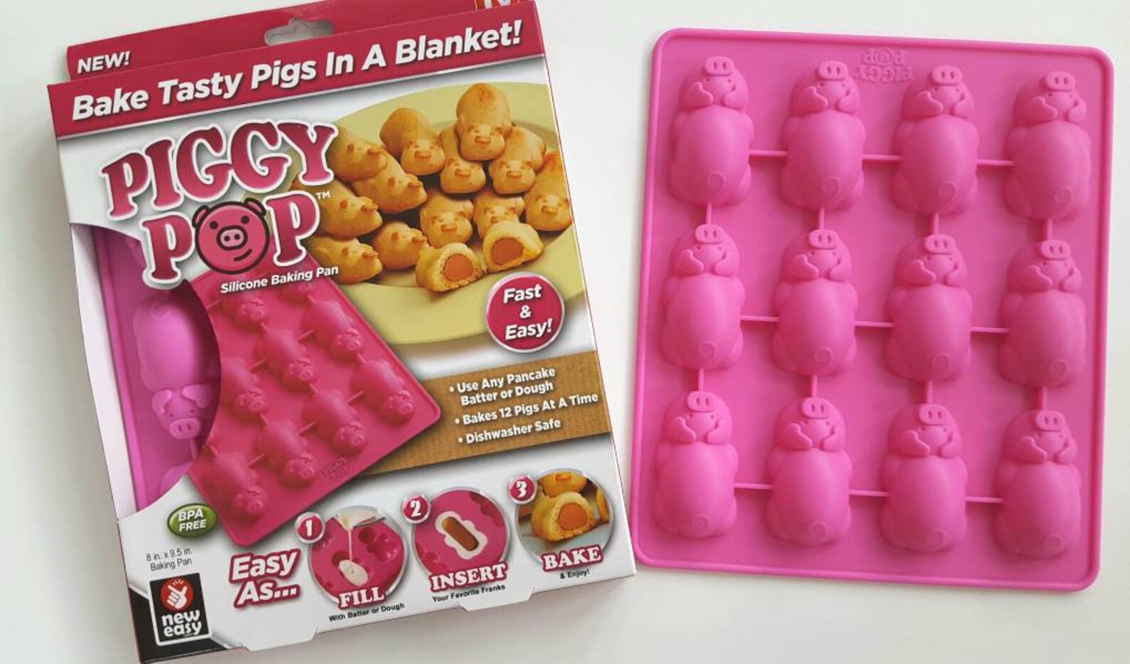 Piggy Pop Pigs in a Blanket 12 Cavity Mold Candy Mold Soap Etsy