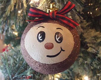 Hand Painted Buckeye Ornament: Ohio Christmas Tree Decoration