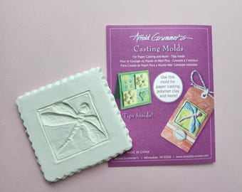 Arnold Grummer Casting Molds, Paper Casting, Polymer Clay, Dragonfly, Butterfly, Sunflower