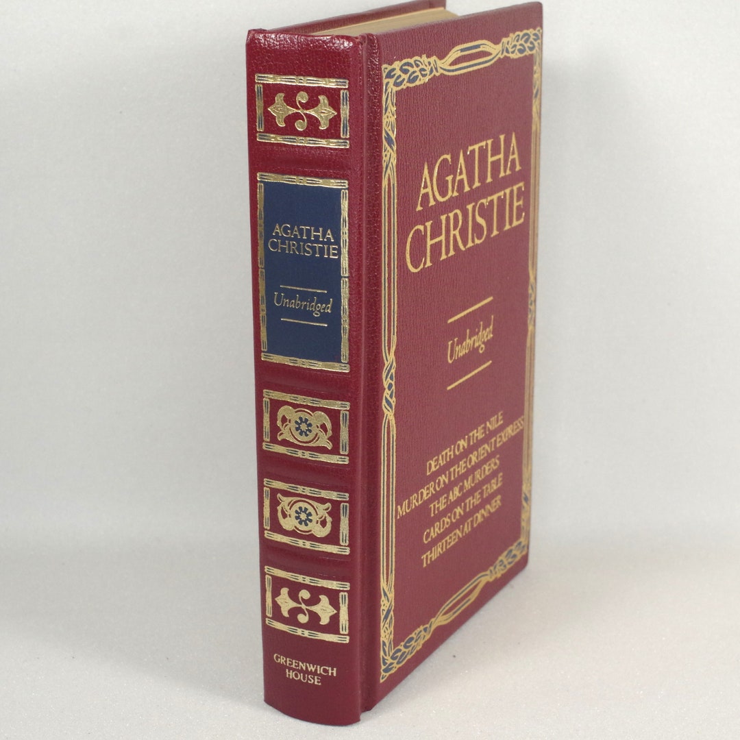 Agatha Christie Five Complete Hercule Poirot Novels Avenel Books 1980
