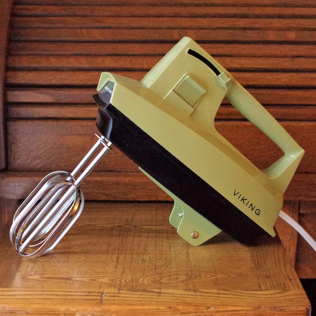 Vintage Viking Hand Mixer Avocado Green Working Electric Hand Mixer