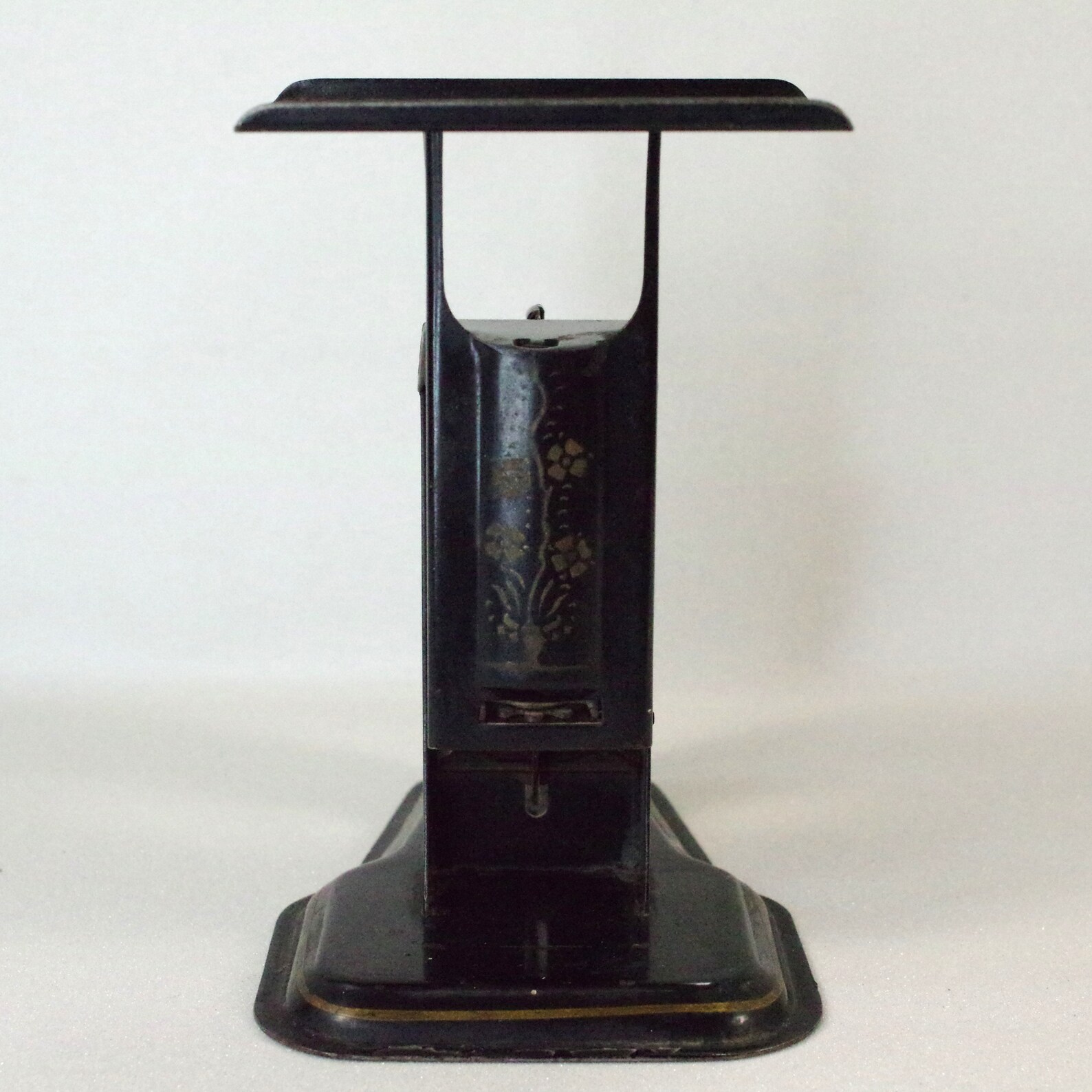 Antique Ideal Postal Scale 2 Lb. Scale Japanned Metal Spring Scale Made