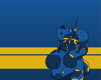 Blue Robot
